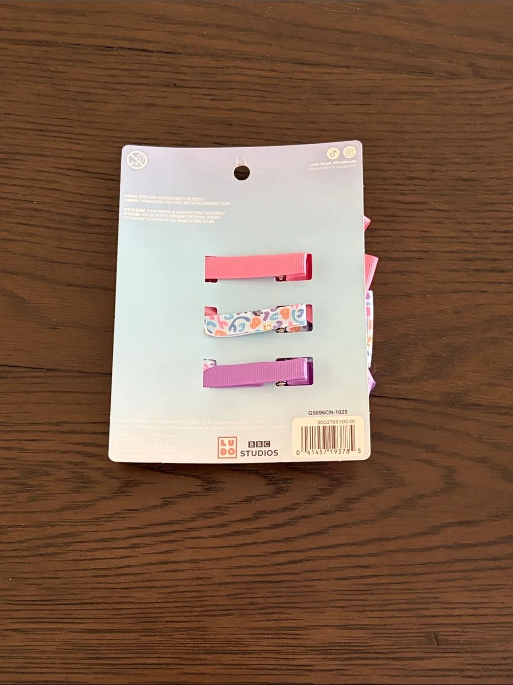 Bluey Kids Bow Hair Clips